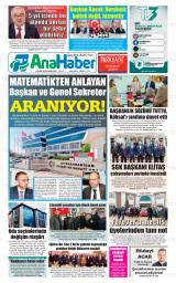 Ana Haber gazetesi 1. sayfa