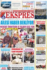 Anadolu Ekspres gazetesi 1. sayfa