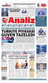Analiz gazetesi 1. sayfa