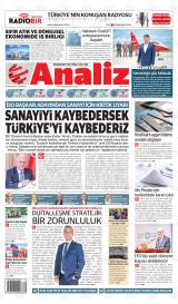 Analiz gazetesi 1. sayfa