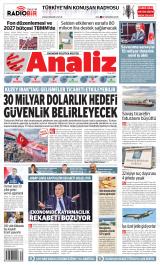 Analiz gazetesi 1. sayfa