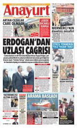 Anayurt gazetesi 1. sayfa