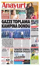 Anayurt gazetesi 1. sayfa