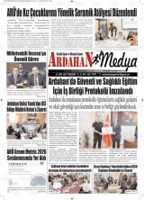 Ardahan Medya gazetesi 1. sayfa