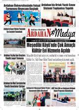 Ardahan Medya gazetesi 1. sayfa
