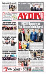 Aydın Osmaniye gazetesi 1. sayfa