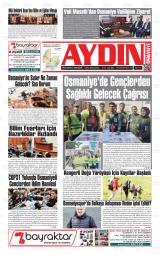 Aydın Osmaniye gazetesi 1. sayfa