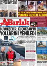 Balıkesir Birlik gazetesi 1. sayfa