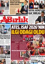 Balıkesir Birlik gazetesi 1. sayfa