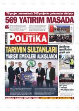 Balıkesir Politika gazetesi 1. sayfa