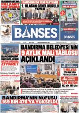 Banses gazetesi 1. sayfa