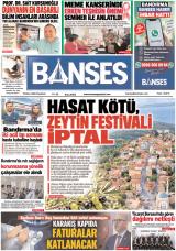 Banses gazetesi 1. sayfa