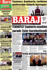 Baraj gazetesi 1. sayfa