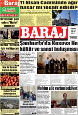 Baraj gazetesi 1. sayfa