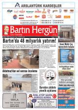 Bartın Hergün gazetesi 1. sayfa