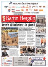 Bartın Hergün gazetesi 1. sayfa