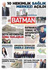Batman gazetesi 1. sayfa