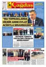 Batman Çağdaş gazetesi 1. sayfa