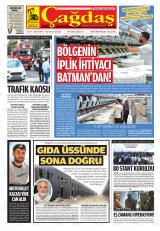 Batman Çağdaş gazetesi 1. sayfa
