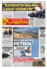 Batman Çağdaş gazetesi 1. sayfa