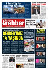 Batman Rehber gazetesi 1. sayfa