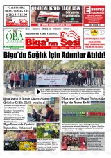 Biga'nın Sesi gazetesi 1. sayfa