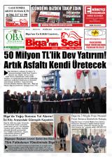 Biga'nın Sesi gazetesi 1. sayfa