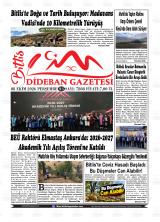 Bitlis Dideban gazetesi 1. sayfa