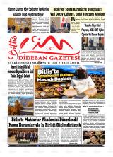Bitlis Dideban gazetesi 1. sayfa
