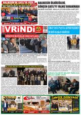 Bizim İvrindi gazetesi 1. sayfa