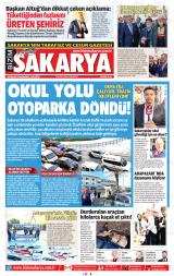 Bizim Sakarya gazetesi 1. sayfa