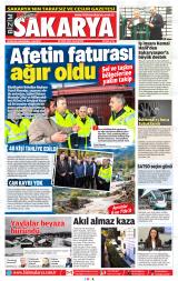Bizim Sakarya gazetesi 1. sayfa