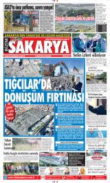 Bizim Sakarya gazetesi 1. sayfa