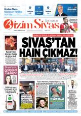 Bizim Sivas gazetesi 1. sayfa