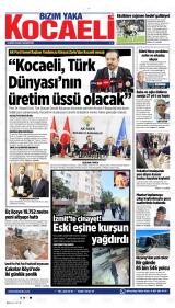 Bizim Yaka Kocaeli gazetesi 1. sayfa