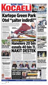 Bizim Yaka Kocaeli gazetesi 1. sayfa