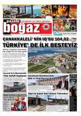Boğaz gazetesi 1. sayfa