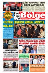 Bölge gazetesi 1. sayfa