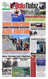Bolu Nabız gazetesi 1. sayfa