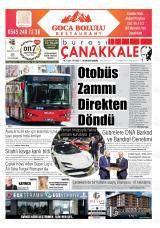 Burası Çanakkale gazetesi 1. sayfa