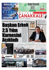 Burası Çanakkale gazetesi 1. sayfa