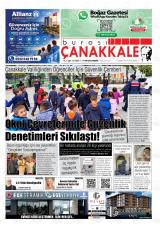 Burası Çanakkale gazetesi 1. sayfa