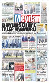 Bursa'da Meydan gazetesi 1. sayfa