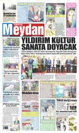 Bursa'da Meydan gazetesi 1. sayfa