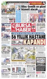 Bursa Haber gazetesi 1. sayfa
