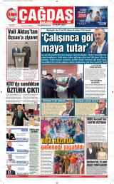 Çağdaş Kocaeli gazetesi 1. sayfa