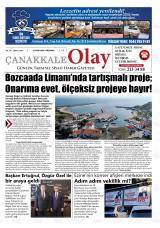 Çanakkale Olay gazetesi 1. sayfa