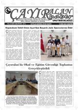 Çayıralan Haber gazetesi 1. sayfa