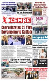 Cemre gazetesi 1. sayfa