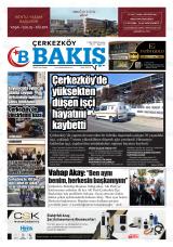 Çerkezköy Bakış gazetesi 1. sayfa